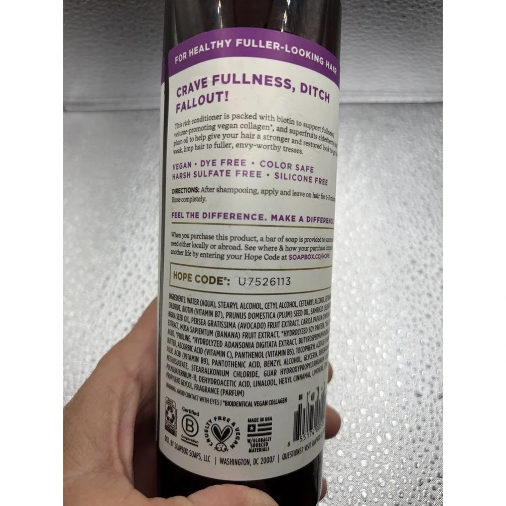Restore & Volume Shampoo, Biotin & Superfruit, 16 fl oz (473 ml)
